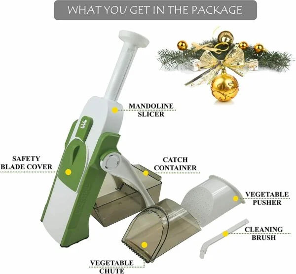 Safe Mandoline Slicer - Multi Vegetable Chopper